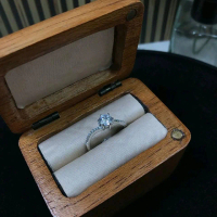 cincin perak lapis emas putih model simpang permata size 14