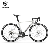 SAVA 2023 New Carbon Fiber Road Bike with SHIMAN0 SORA R09-R3000 18 Speed Carbon Fiber Youth Bike UCI Racing Bike