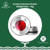 Golf Scotty Cameron Putter Weight RED 1 Pair Pemberat Putter Scotty Cameron 10g