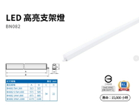 (20入) PHILIPS 飛利浦 LED 高亮型 T5 支架燈 BN082 1尺/2尺/3尺/4尺 好商量~