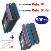 50Pcs/Lot，100% Original For Huawei Mate 30 Pro SIM Card Tray Slot Holder Adapter Accessories Replacement part Mate 30 Lite