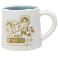 大賀屋 米奇 馬克杯 水杯 茶杯 杯子 電影 燙金 字樣 迪士尼 米老鼠 日本製 正版 授權  L00010537