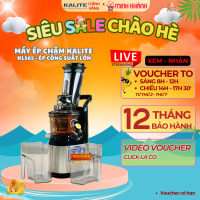 Máy ép chậm Kalite KL565 - Làm kem, Ép kiệt 98%, 240w, Ép nguyên quả, Giữ nguyên Vitamin