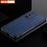 Wood Pattern Silicone Phone Case For Vivo Y77 Y52S Luxury PU Full Camera Protection Leather Case For Vivo Y76 5G Cover Coque