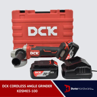 DCK Cordless Brushless Angle Grinder 4\ KDSM 03-100 type EM - Mesin Gurinda Baterai"