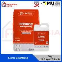 Fosroc Brushbond Grey 22.5 Kg Semen Coating Waterproofing 2 Komponen Kedap Air Mortar Utama
