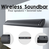 Soundbar Sound Radio Blaster Bar Audio PC คอมพิวเตอร์ซับวูฟเฟอร์ไร้สาย Echo Wall โฮมเธียเตอร์ Bluetooth Speaker