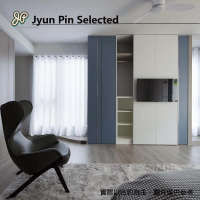 【Jyun Pin 駿品裝修】主臥裝潢系統家具設計施工(連工帶料含電視主牆 主臥書桌和電視櫃或置物高櫃設計)