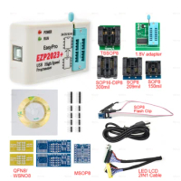 EZP2023 BIOS Programmer Surpport 25 FLASH/24 EEPROM/ 25 EEPROM/93 EEPROM/95 EEPROM WITH 12 Adapters Laptop PC Program