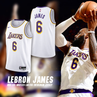 Nike 球衣 LeBron James NBA Lakers 洛杉磯 湖人隊 LBJ 白 紫 DN2081-100