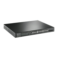 (可詢問客訂)TP-Link TL-SG3428XMP JetStream24埠Gigabit和4埠10GE SFP+ L2+管理型交換器(含24埠PoE+) Switch/Hub