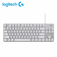 Logitech 羅技 K835 TKL 有線鍵盤(白)-富廉網