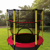 55 Inch Trampoline Enclosure Net Children Safe Protective Trampoline Replacement Accessories Jumping Bed Inner Safety Fence Net