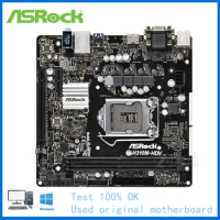 For ASRock H310M-HDV Computer Motherboard LGA 1151 DDR4 H310 Desktop Mainboard Used Core i5 9600K i7 9700K Cpus