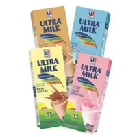 ULTRA MILK 250ml [1 DUS Isi 24 Kotak] - Susu Ultra UHT Sehat Segar Alami Kaya Protein Vitamin Minera