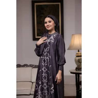 Kaleela Haleeza Signature Dress Dewasa S Grey
