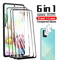 Tempered Glass for Samsung A71 6.7" Camera Lens Screen Protectors on for Samsung Galaxy A71 4G 5G A 71 A715F Samsunga71 Glass