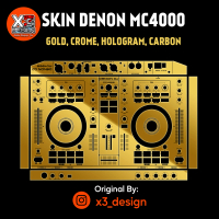 SKIN DJ DENON-MC4000 ALL COLOR FREE CUSTOM