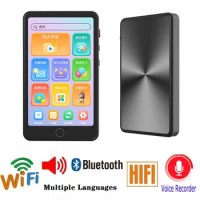 Mahdi Mp4 Wifi Bluetooth Android Player Mini Portable Touch Screen 4.0 inch Hifi Metal Brand Mp3 Mp4 Video Lossless Music Player