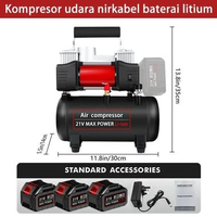 SKY - Convenyy Kompresor Angin Listrik Bebas Oli 40L/ Min Mesin Air Compressor Portabel Mini Cordles
