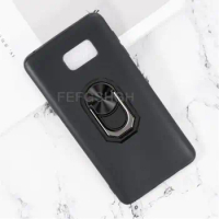 For Samsung Galaxy Note 5 Note 5 N920F N920A N920T N920V Back Finger Ring Soft TPU Silicone Case For Galaxy Note 5 Phone Cover