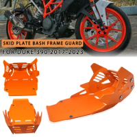 For KTM DUKE 390 Duke390 2017-2022 2023 Motorcycle Parts Skid Plate Bash Frame Guard Cover Protector Engine Housing Protection