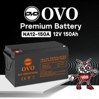 BATERAI VRLA OVO UPS/PANEL SURYA/BATTERY UPS/SOLAR PANEL 12V 150AH