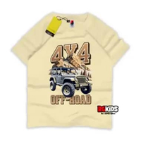 BAJU KAOS ANAK PAKAIAN ANAK COWOK KARAKTER MOBIL OFROAD 4X4 KIDS M