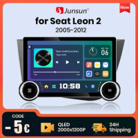 Junsun X8 11.5“ 2K 2000*1200 QLED Wireless CarPlay Android Auto Car Radio for Seat Leon 2 2005-2012 Multimedia autoradio