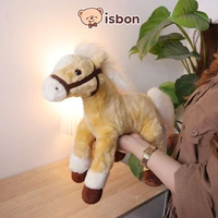 ISTANA BONEKA Kuda Standing Horse 14in Rambut Putih with Harness Mainan Anak Hadiah Spesial Ulang Ta