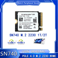 Western Digital WD SN740 1TB 2TB 512G SSD M.2 2230 Gen4 PCIe 4.0 X4 NVMe Solid State Drive for Steam Deck Microsoft Surface ProX