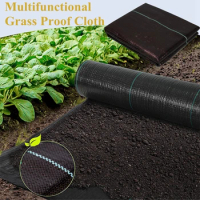 Agricultural Anti Grass Cloth Garden Weed Control Fabric Mat, Greenhouse PE Mulch Orchard, Thicker Farm-oriented Barrier Mat