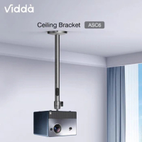 Vidda ASC6 ceiling bracket for Vidda C1 Pro C1S XGIMI RS 3 Pro projector 360 ° bracket telescopic boom