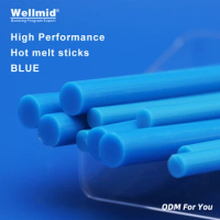 7mm11mm×150mm Blue Eure Hot Melt Glue Sticks For Heat Pistol Gun Adhesive Araldite DIY Tools Repair Alloy Accessories Decoration