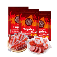 【TOPDRY 頂級乾燥】台灣原塊豬肉條｜豬肉乾｜Q彈多汁涮嘴｜頂級後腿肉｜零食｜送禮(160gＸ3包入-1組)