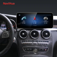 12.3 Inch IPS Screen Auto Head Unit For Mercedes Benz C GLC Class W205 Multimedia Android Car Radio Carplay WIFI GPS Navigation