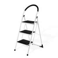 Hot Sale 3 Leg Steel Step Safety High Quality Foldable Household Aluminium Ladder