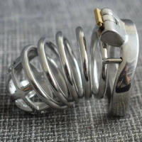 Stainless Steel Male Chastity-Device Belt Cock Chastity Cage Chastity Lock 68 Cock Cage Male Chastity