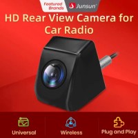 Junsun Car Rearview Camera Resolution WaterProof 120°Wide-Angle Reverse Backup Parking Camera only for Junsun DVD
