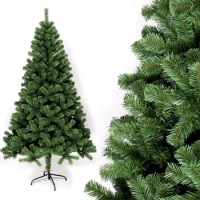 6ft/5ft Artificial Christmas Tree with Metal Stand