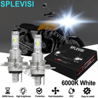 2x 6000K White LED Motorcycle Headlights For Honda CB1100 2010 2011 2012 2013 2014 2015 2016 2017 2018 2019 2020 2021