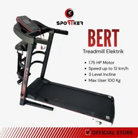 [SPORTKER] Alat Olahraga Treadmill Elektrik Bert | Manual Incline Sportker Makassar | Alat Olahraga 