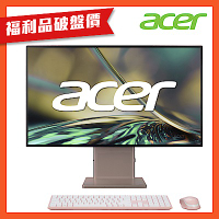 (福利品)Acer 宏碁 S27-1755 27型 AIO電腦(i5-1240P/16GB/1TB/Win11/櫻花粉限定版/Aspire S)