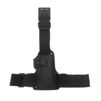 Tactical Gun Holster Pistol Bag Adjustable Height Quick Pulling Device Leg Holster for Hunting 1911 M92 P226 M92 Glock 17 19