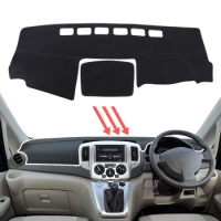 Smabee Dashboard Cover Pad for Nissan NV200 Delica D:3 D3 Dashmat Dash Mat Car Protective Sunshade Carpet Interior Accessories