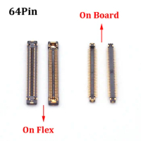 2-5pcs Lcd Display Screen FPC Connector For Samsung Galaxy N9500 S9 Plus S9plus G960 Note 8 G9650 G965 Note8 Plug On Board 64Pin