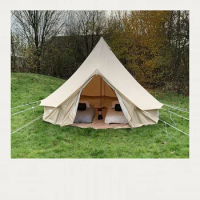 Fireproof canvas glamping tent flame retardant tent