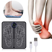 Ems Foot Massager Massage Pad Mat Alat Alas Mesin Pijat Pijet Pijit Pemijat Pemijit Terapi Refleksi 