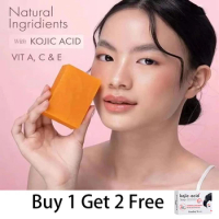 Kojie San Female Whitening Soap Face Skin Lightening Bleaching Kojic Acid Glycerin Deep Cleaning Dark Brighten Body HandmadeSoap