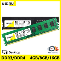 DDR3 DDR4 4GB 8GB 16GB Desktop Memory Ram PC3 1.5V 1066 1333 1600Mhz PC4 1.2V 2133 2400 2666 3200Mhz Computer DIMM Memoria RAM